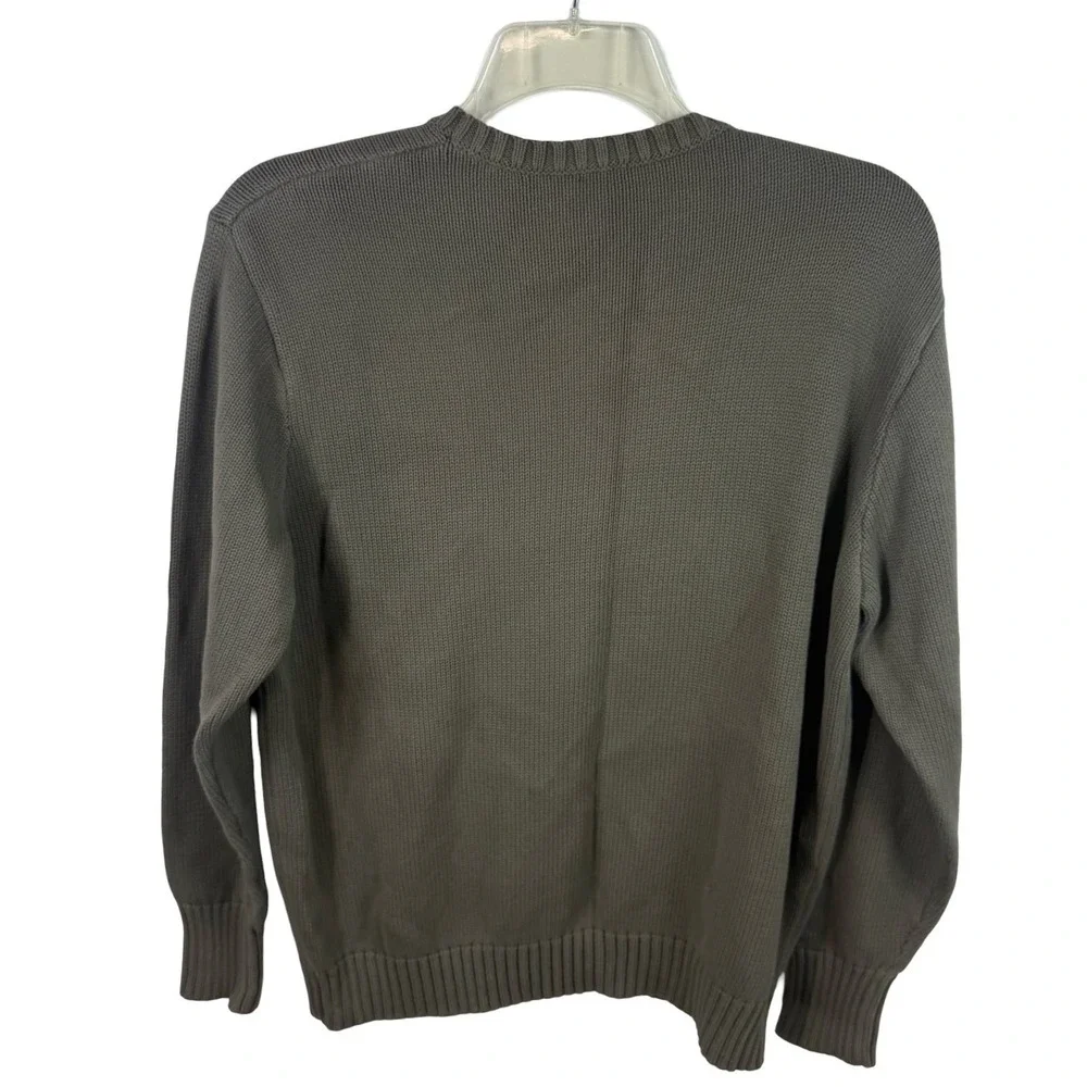 John Galt Brandy Melville Olive Green Shaker Knit Cotton oversizedSweater L